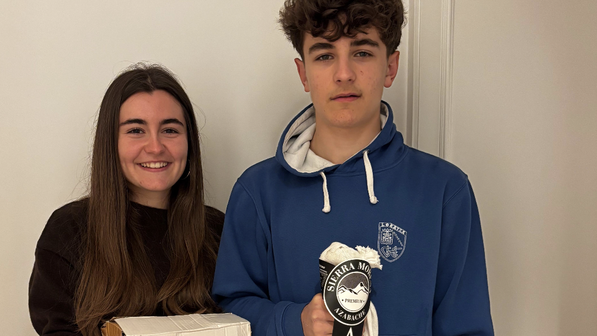 Itxaso eta Beñat Plaza, Gorlako zozketako irabazleak