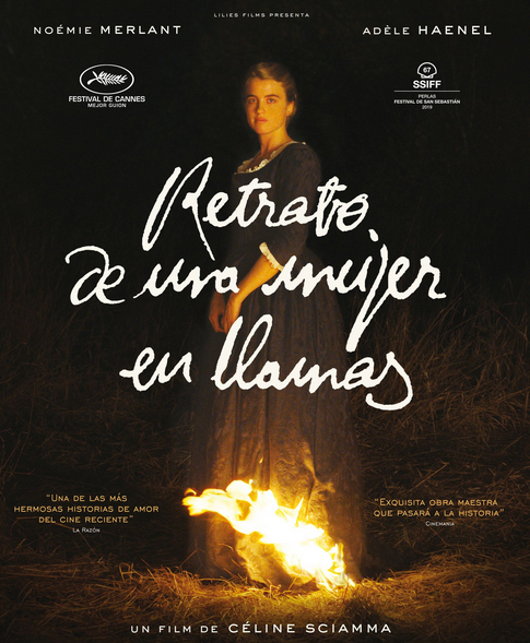 'Retrato de una mujer en llamas' filma, zineklubean