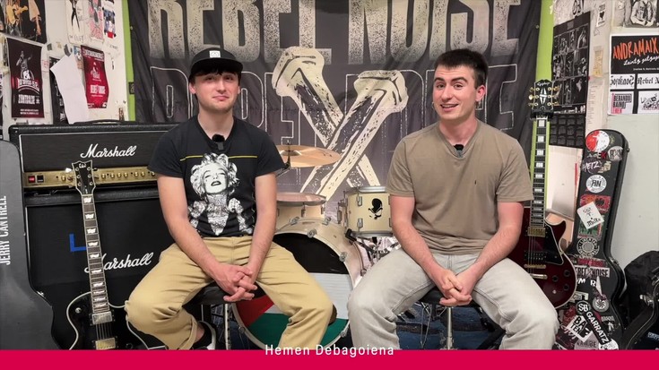 'Hemen Debagoiena': Agur-birari ekin dio Debagoieneko Rebel Noise taldeak