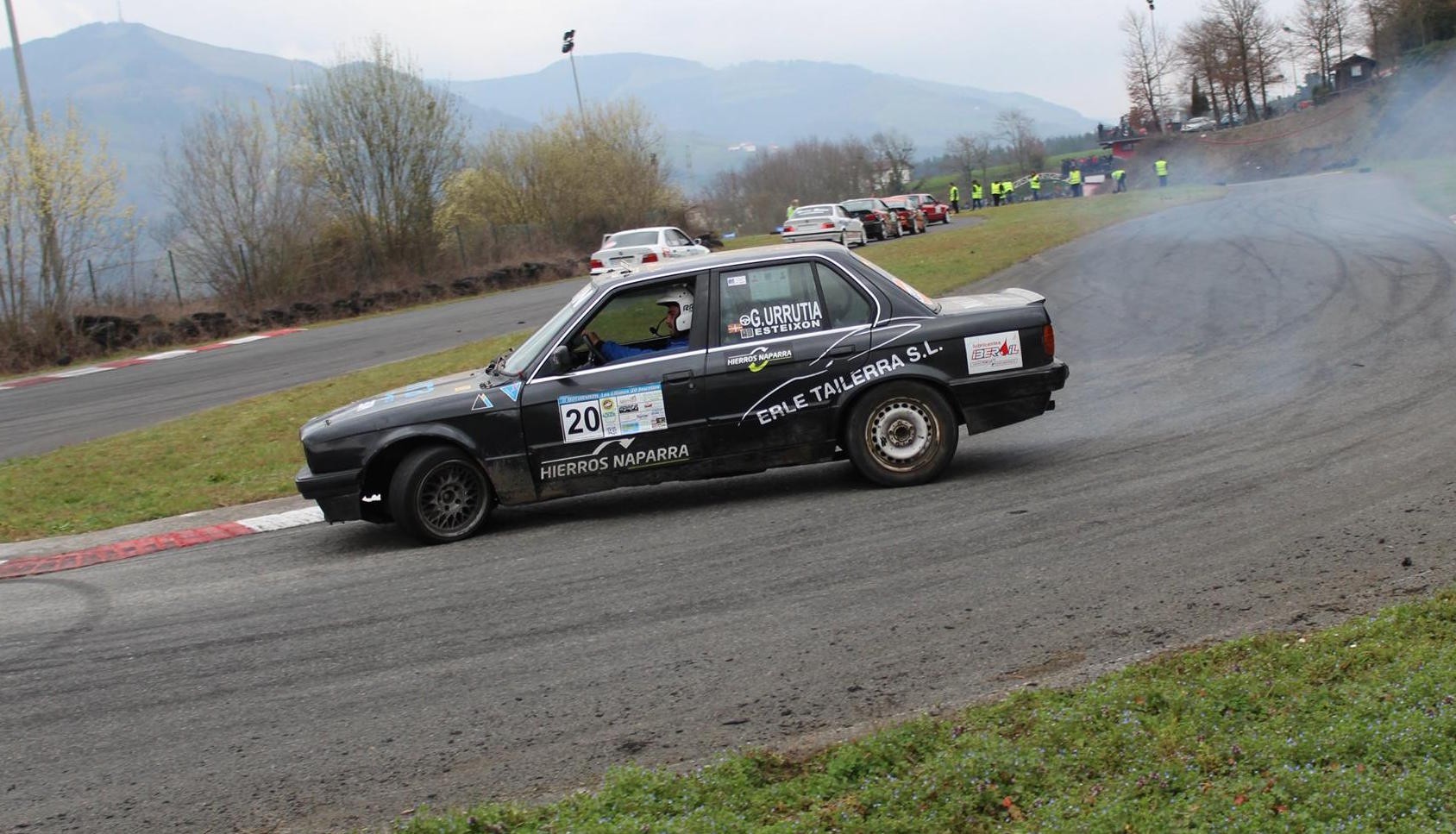 Slalom auto lasterketa, lehen aldiz, Eskoriatzan