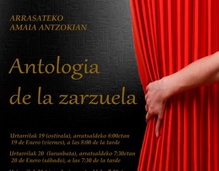 'Antologia de la zarzuela' ikuskizunerako sarrerak