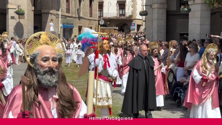 'Hemen Debagoiena': Urteroko osagai guztiak izan ditu Corpus domekak Oñatin