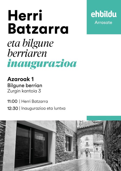 AZAROAK 1 - Herri Batzarra eta Bilgune berriaren inaugurazioa!
