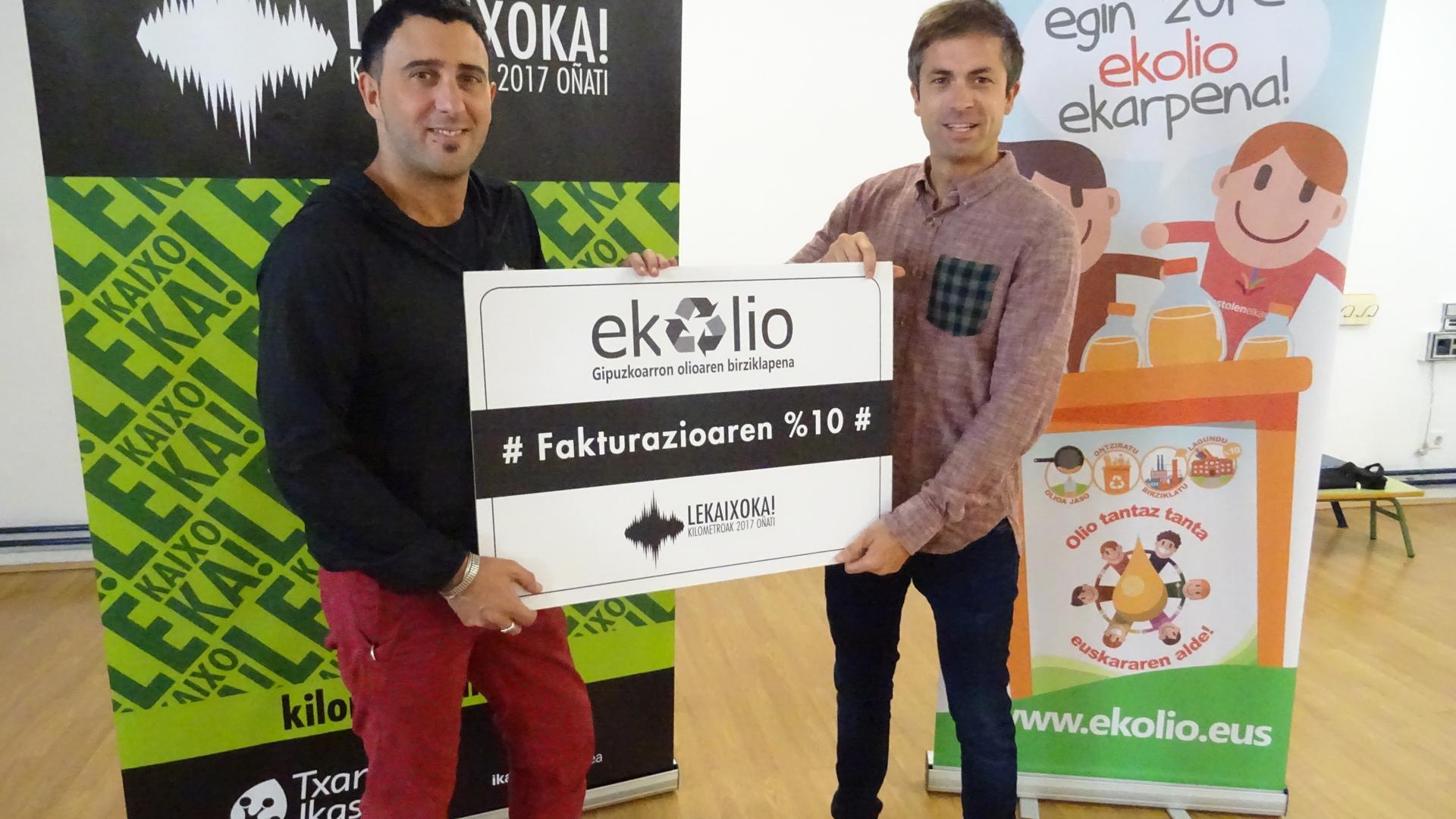 Ekolioren fakturazioaren %10a Kilometroentzat