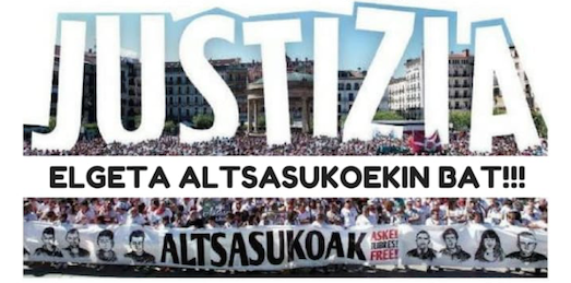 'Altsasukoak aske' lelopean egingo den manifestaziora joateko autobusa irtengo da Elgetatik