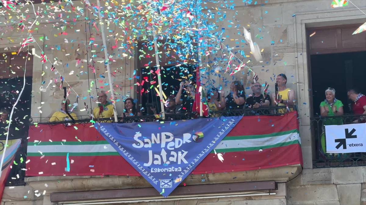 Hasi dituzte San Pedro jaiak Eskoriatzan