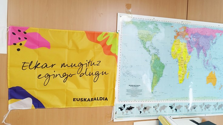 Nazioarteko lankidetzan euskara bultzatzeko, Euskaraldiarekin bat egin dute GGKEek