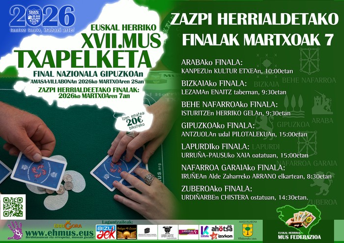 Euskal Herriko mus txapelketa: zazpi herrialdetako finala