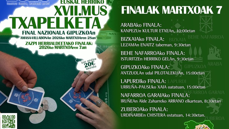 Euskal Herriko mus txapelketa: zazpi herrialdetako finala