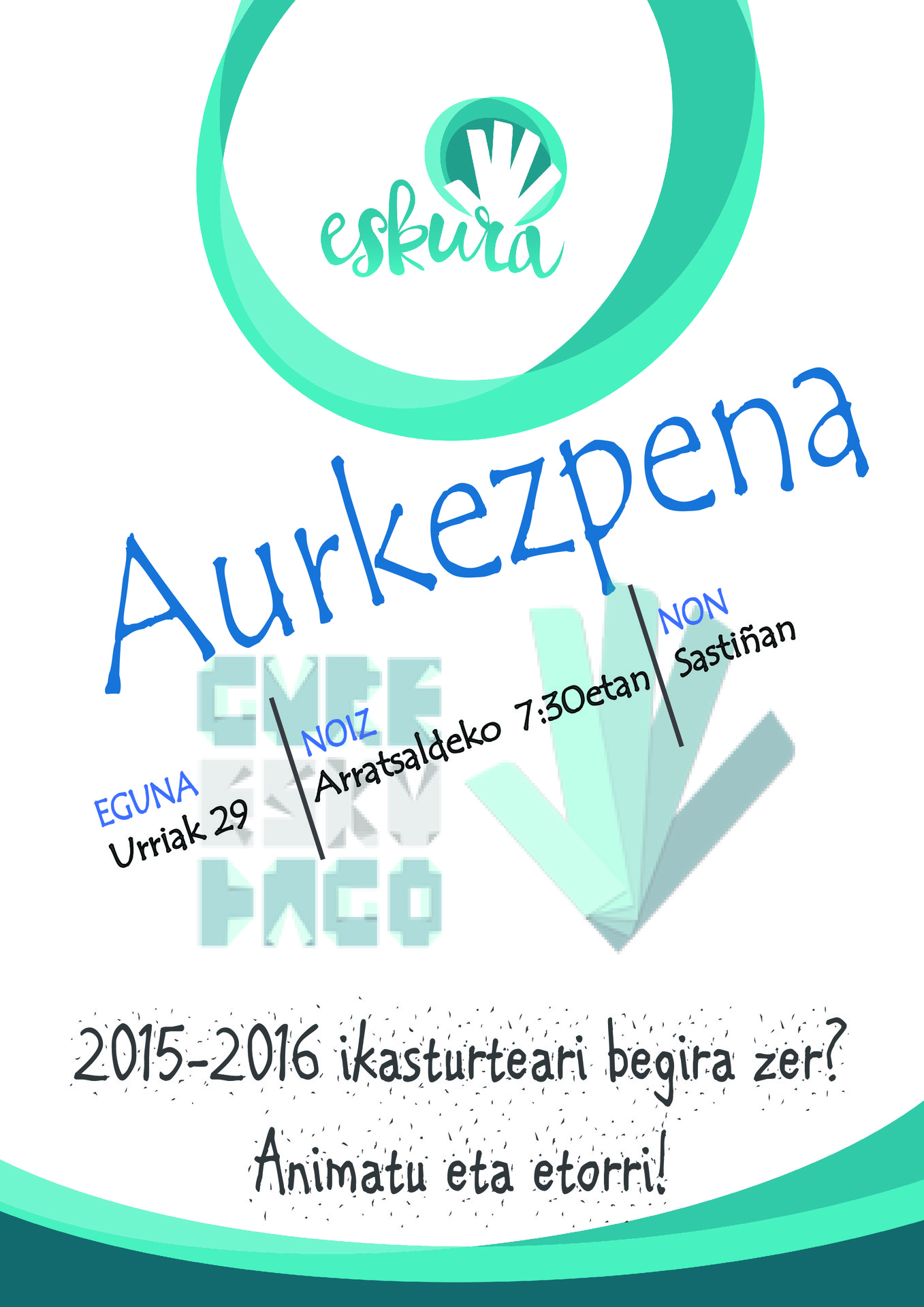 ESKURA HAUSNARKETA PROZESUEN AURKEZPENA