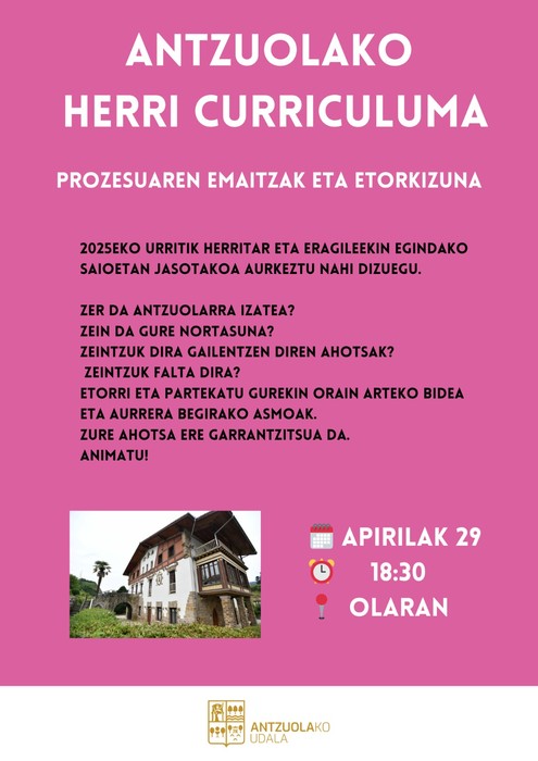 Herri curriculuma: prozesuaren emaitzak eta etorkizuna