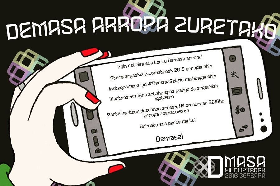 Egin selfiea eta lortu Demasa arropa!