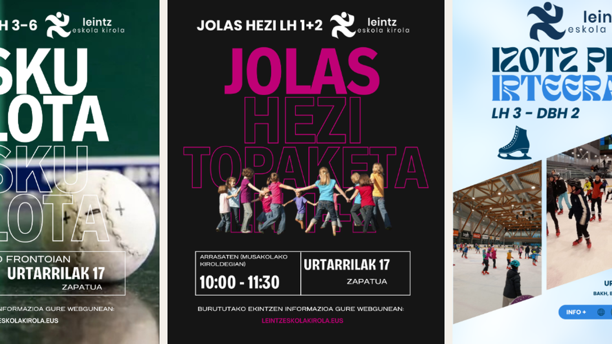 Jolashezi, esku pilota eta herri kirol topaketak larunbat honetan!