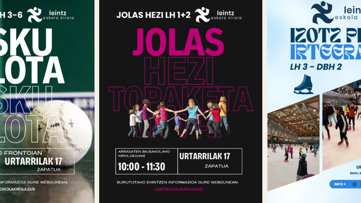 Jolashezi, esku pilota eta herri kirol topaketak larunbat honetan!