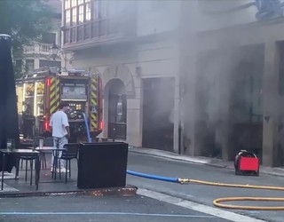Oñatiko Ongi hoteleko sukaldeak su hartu du, baina zauriturik eragin gabe
