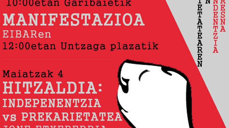 Hainbat ekintza antolatu ditu LABek maiatzaren 1erako