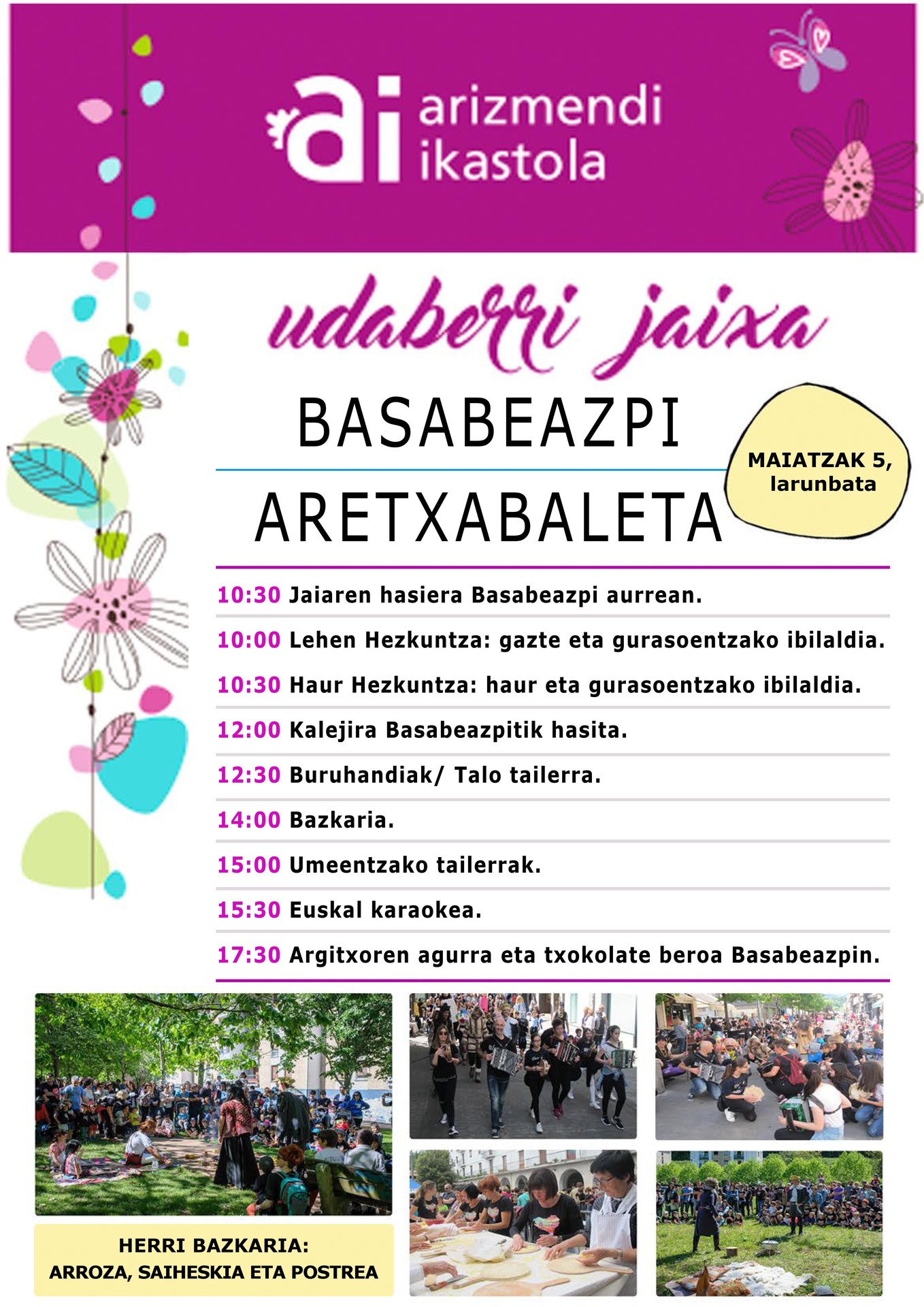 Badator udabarriko jaixa!