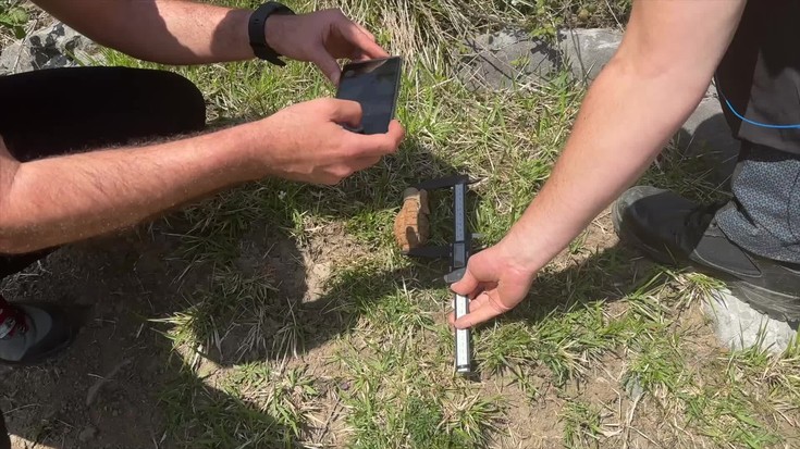 Espainiako gerrako granada bat leherrarazi dute Aramaion