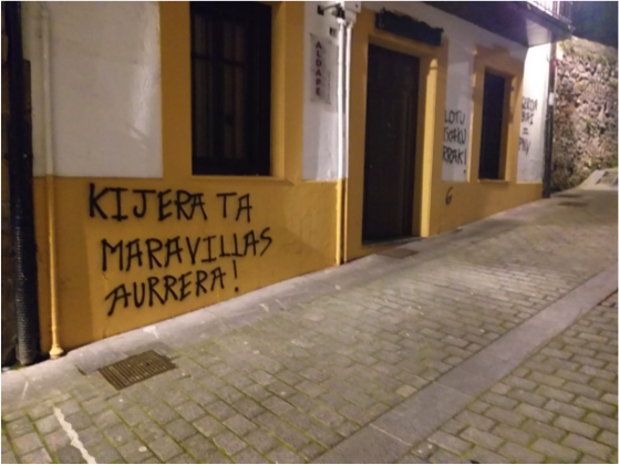 Jeltzaleekiko erasoak eta mehatxuak salatu ditu Arrasateko EAJk