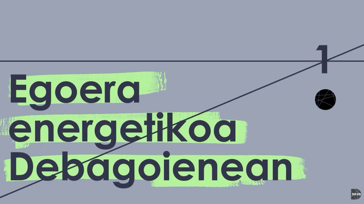 Energiaren Pilulak: 01 Egoera energetikoa Debagoienean