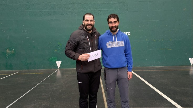 Errarte eta Urrutia izan dira garaile bikotekako frontenis txapelketan