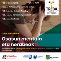 'Osasun mentala eta nerabeak' hitzaldia