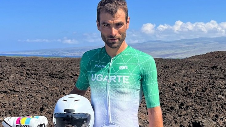 Hamahirugarren postu "sinestezina" lortu du Mikel Ugartek Hawaiin