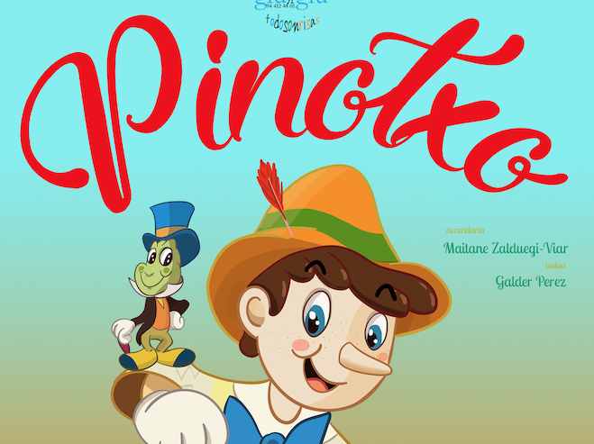 'Pinotxo' haurrentzako antzerkirako sarrerak ditugu