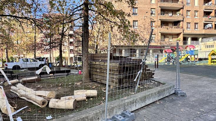 0 eta 3 urtekoendako gunea ari dira egiten San Lorentzon