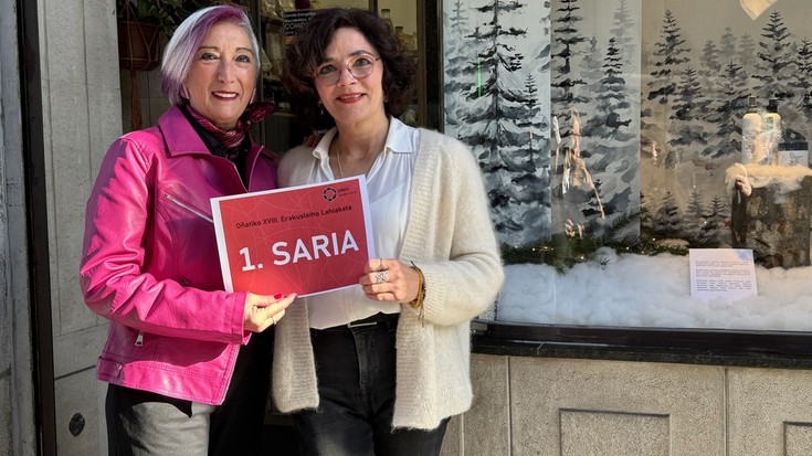 Amalur belar dendak eskuratu du Gabonetako erakusleiho lehiaketako lehen saria