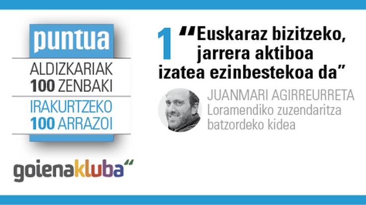 Puntuaren 100. zenbakirako kanpaina abian da