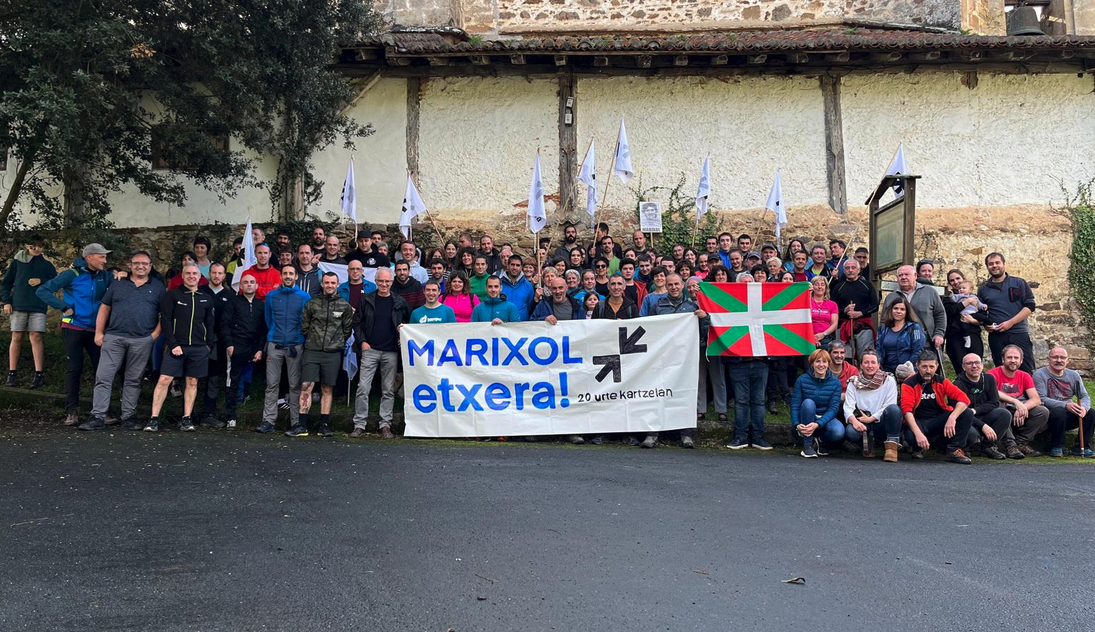 Erdi-askatasuna onartu dio berriro ere Eusko Jaurlaritzak Marixol Iparragirreri