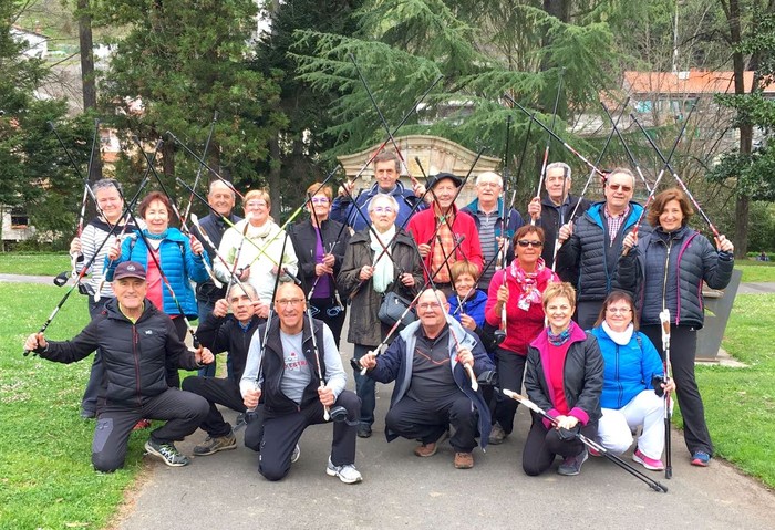 San Joxepekoen nordic walking ikastaroa, arrakasta borobila