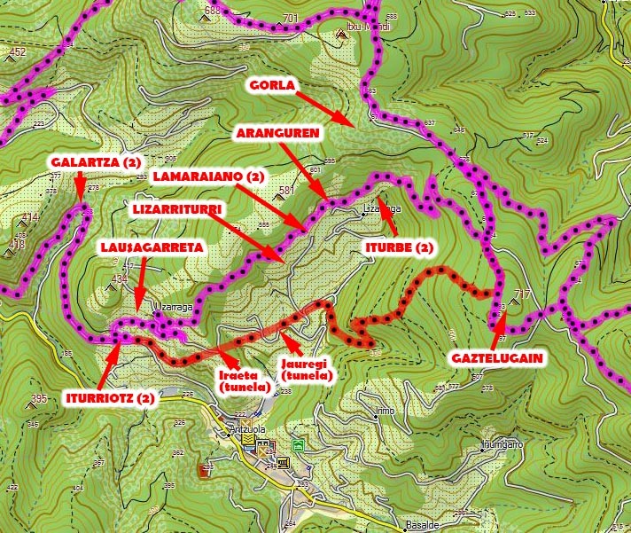 Trekutz eta Lizarriturriko parajetatik igaroko da BTT martxa, domekan