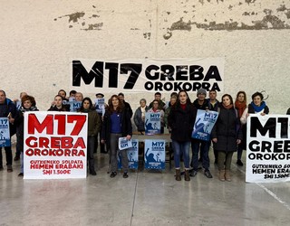 Greba orokorrera deitu dute martxoaren 17rako, gutxieneko soldata propioa aldarrikatzeko