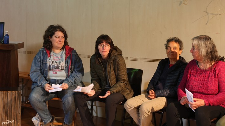 Bira Ekofeministaren geldialdian "Lurraren defentsa" azpimarratu dute