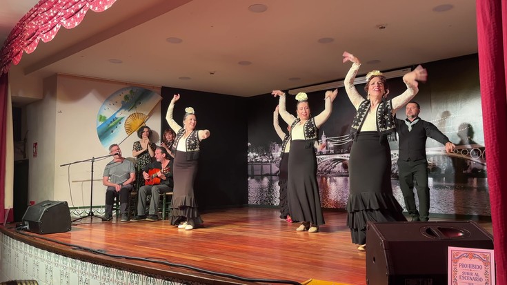 Sevillanen erritmoan bete da Al-Andalus elkartea Aste Kulturaleko ospakizunetan