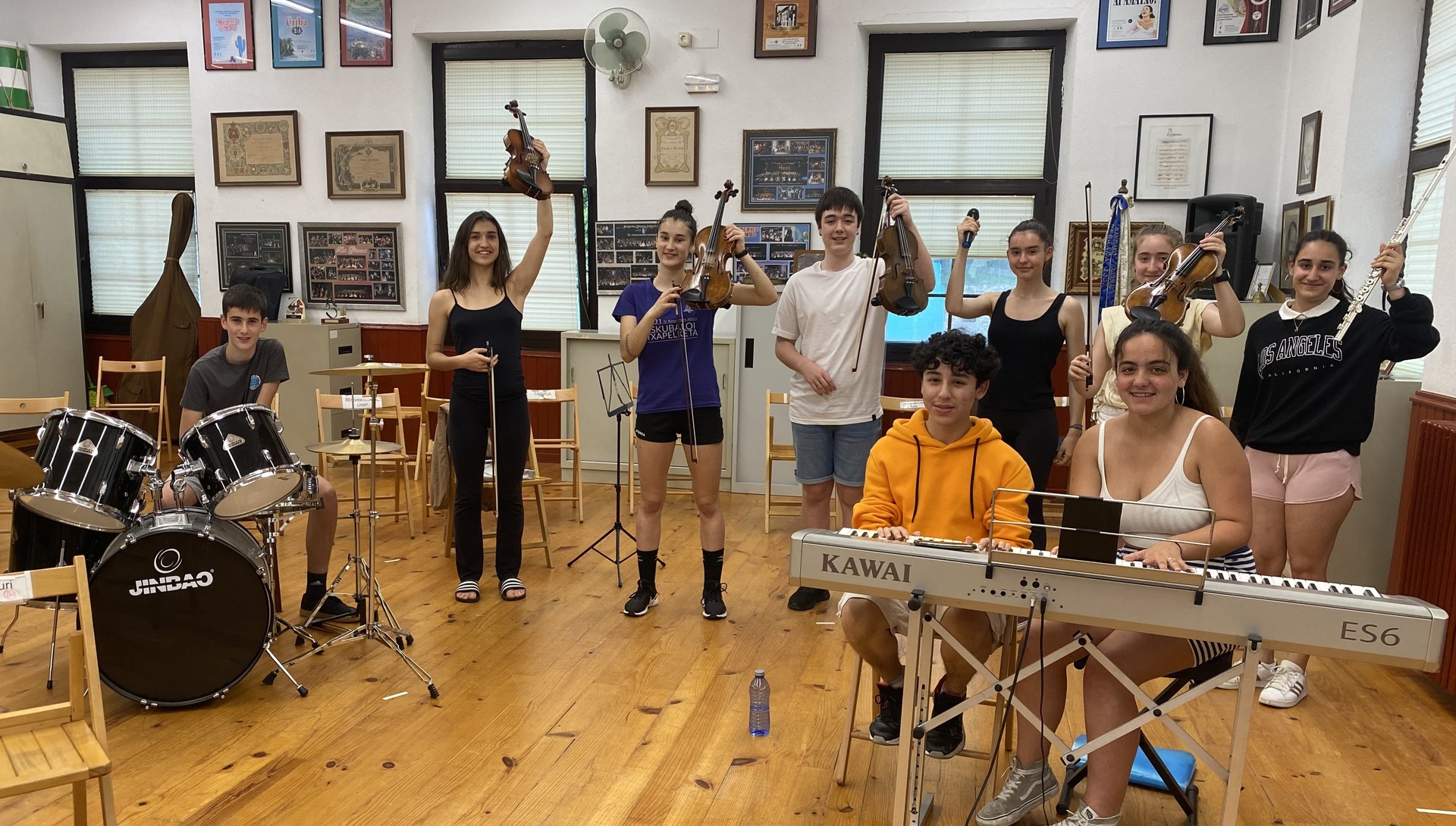 Bergarako eta Oñatiko musikari gazteak, Luxenburgora