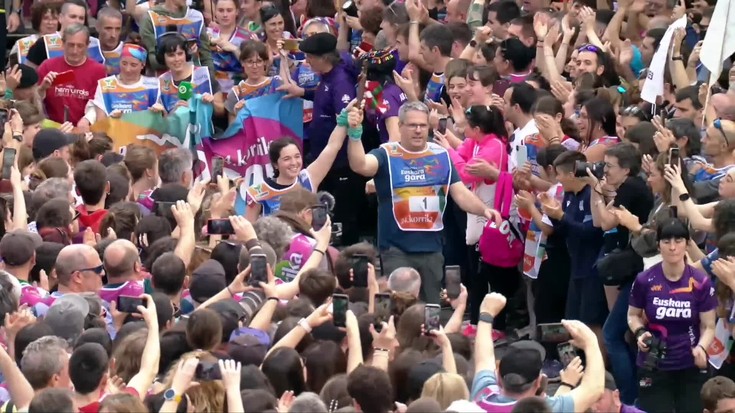 24. Korrika: Abiatze ekitaldia Atharratzetik