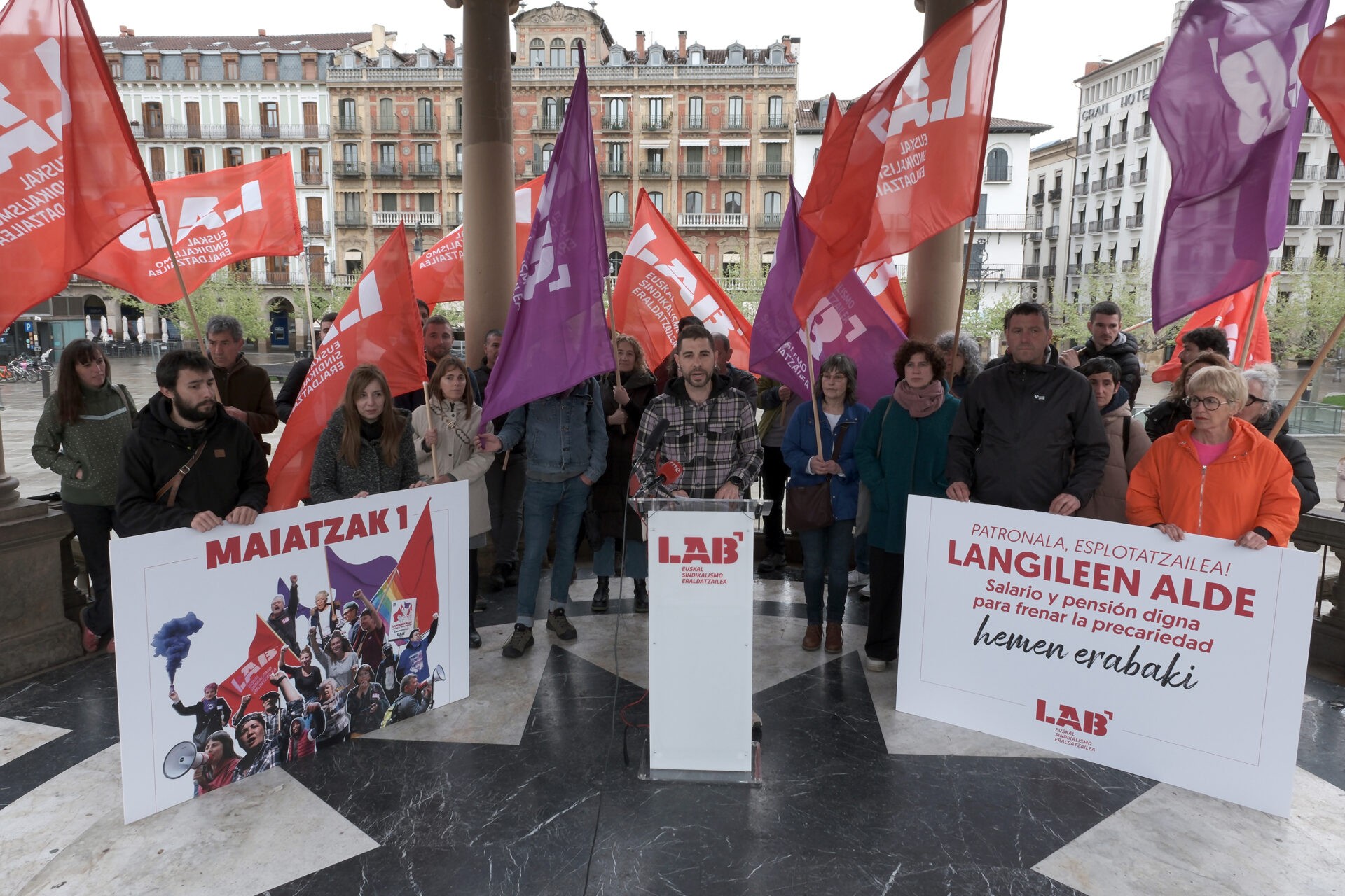 Maiatzaren 1eko manifestaziorako deia egin du LABek