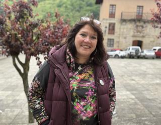 Sara de Salterain: "Helmuga Leintz Gatzaga izango ez balitz, Uruguain geratuko nintzateke"