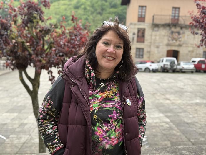 Sara de Salterain: "Helmuga Leintz Gatzaga izango ez balitz, Uruguain geratuko nintzateke"