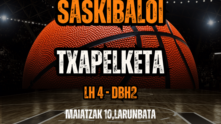 Larunbat honetan egingo da 3x3 saskibaloi txapelketaren 26. edizioa!