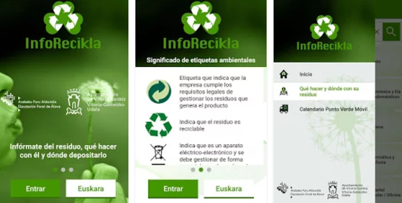 Euskarazko aplikazioak: Inforecikla