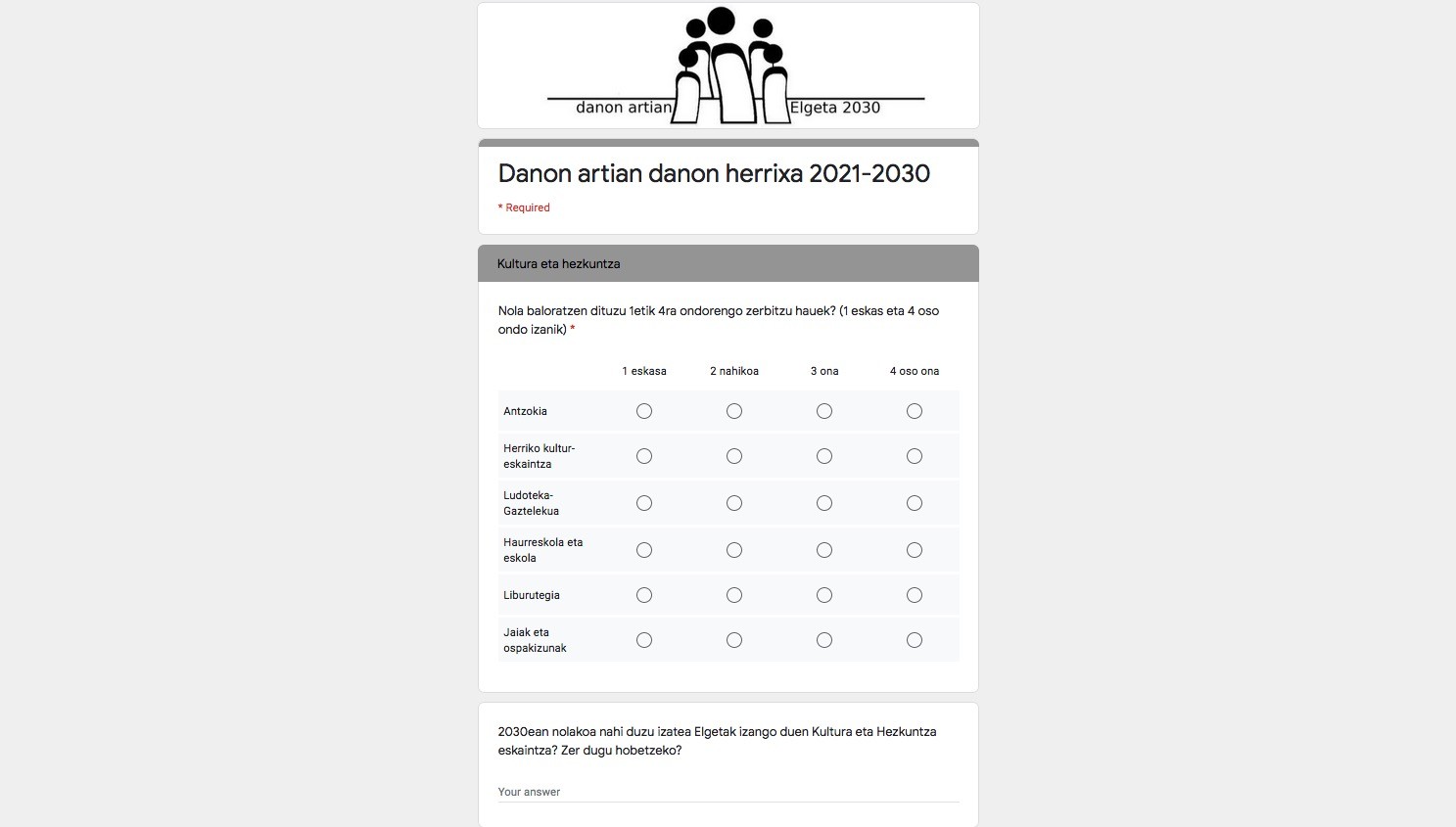 2030eko Elgeta irudikatzeko parte hartze prozesua abiarazi du Udalak Elhuyarren aholkularitzarekin