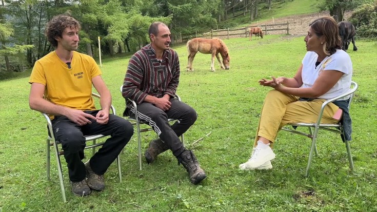 Behorren laguntzarekin basoak garbitzen