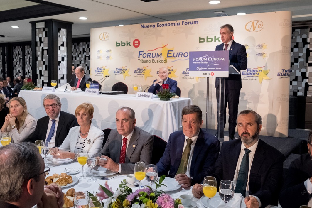 Herrialde lehiakor bat izaten jarraitzeko “inbertitzearen eta gehitzearen” alde agertu da Iñigo Urkullu Lehendakaria