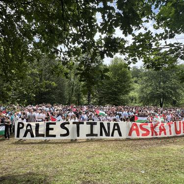 Palestinaren aldeko argazkia
