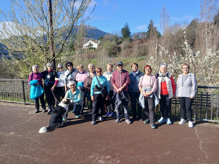 Gustura ibili dira Aramaioko Lagunkoiakoak paseoan