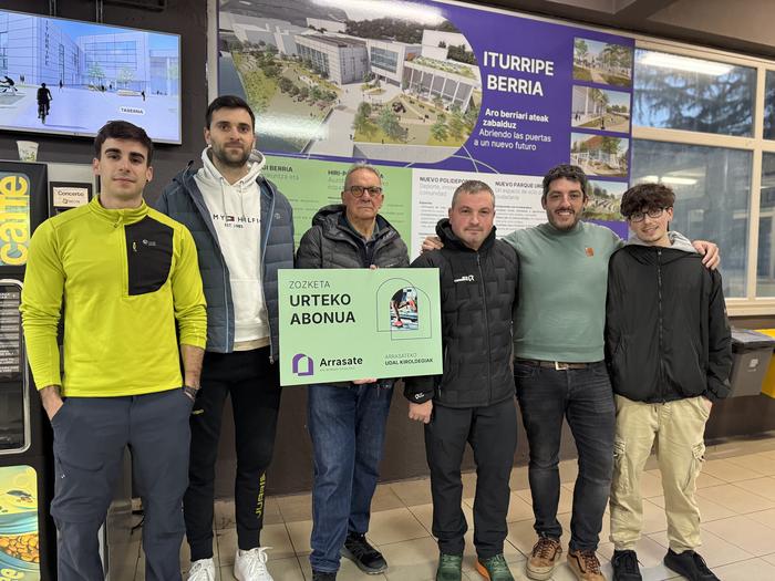Kirol abonuen zozketa egin du Arrasateko Udalak